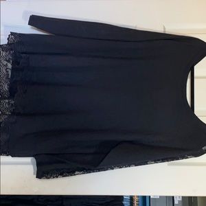 Cute black plus size sweater